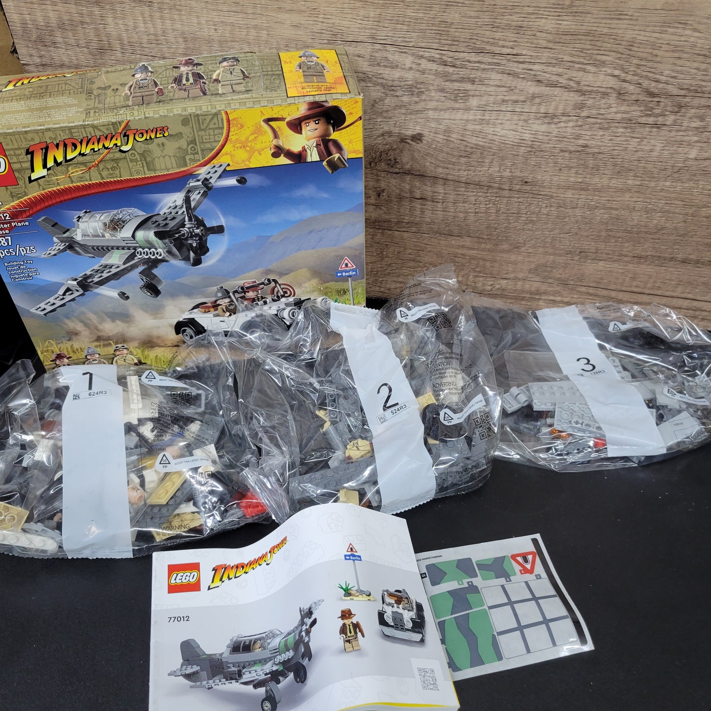 LEGO Indiana Jones and the Last Crusade Fighter Plane Chase 77012 - Ju...