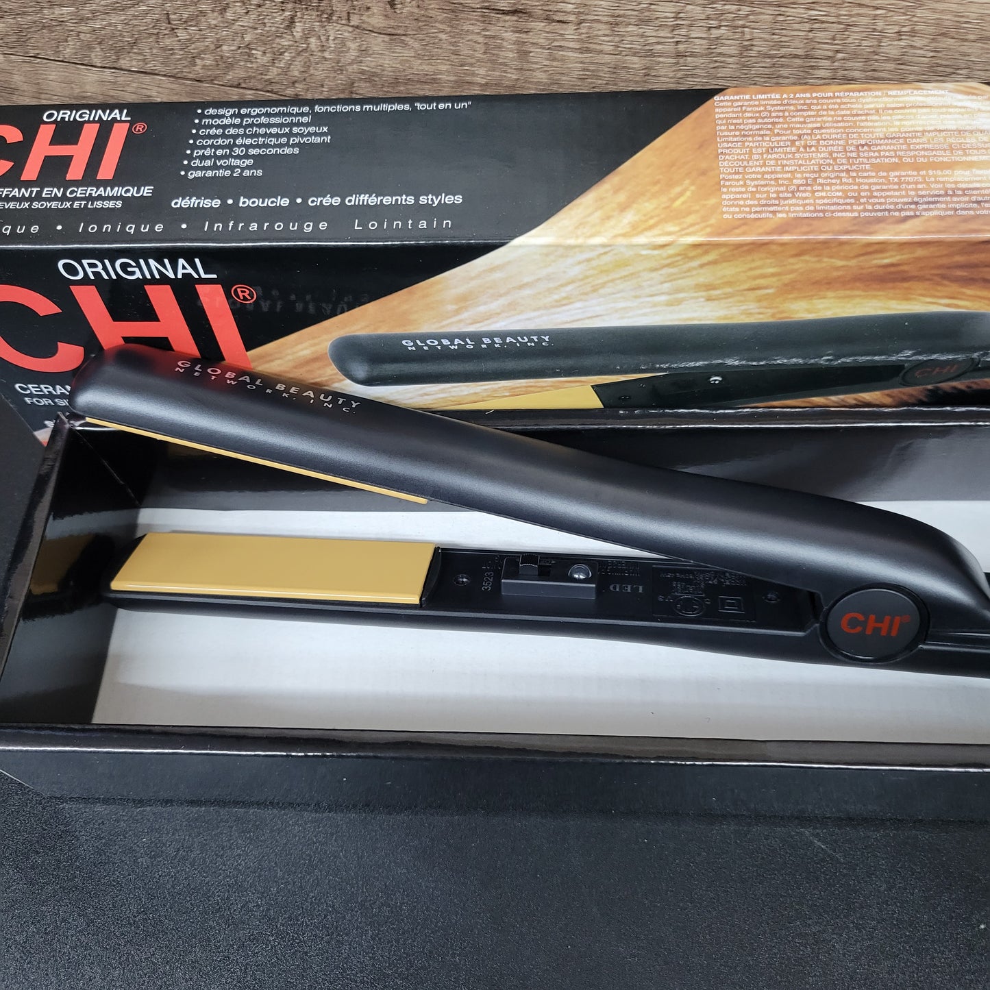 CHI Original plancha plana de 1” para alaciado de cabello, para estili...