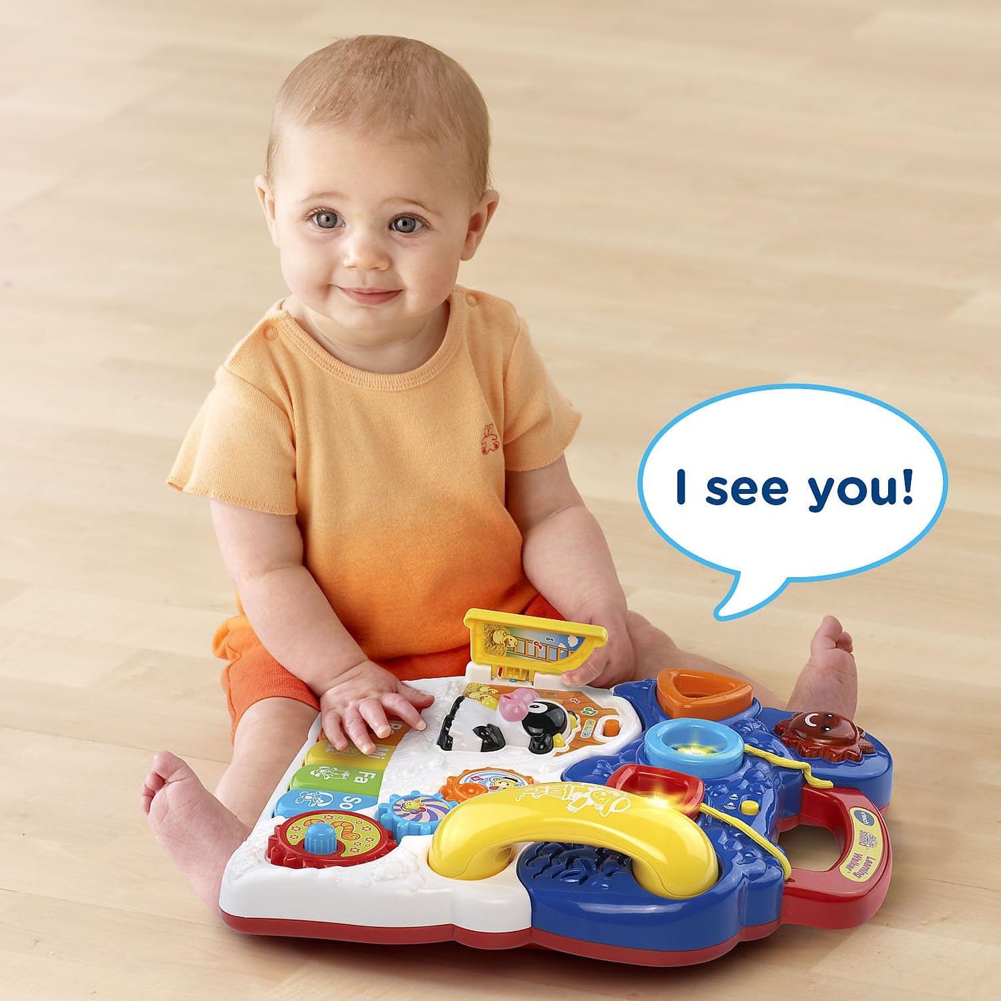 Caminador para aprendizaje VTech de sentado a parado, azul, exclusivo ...
