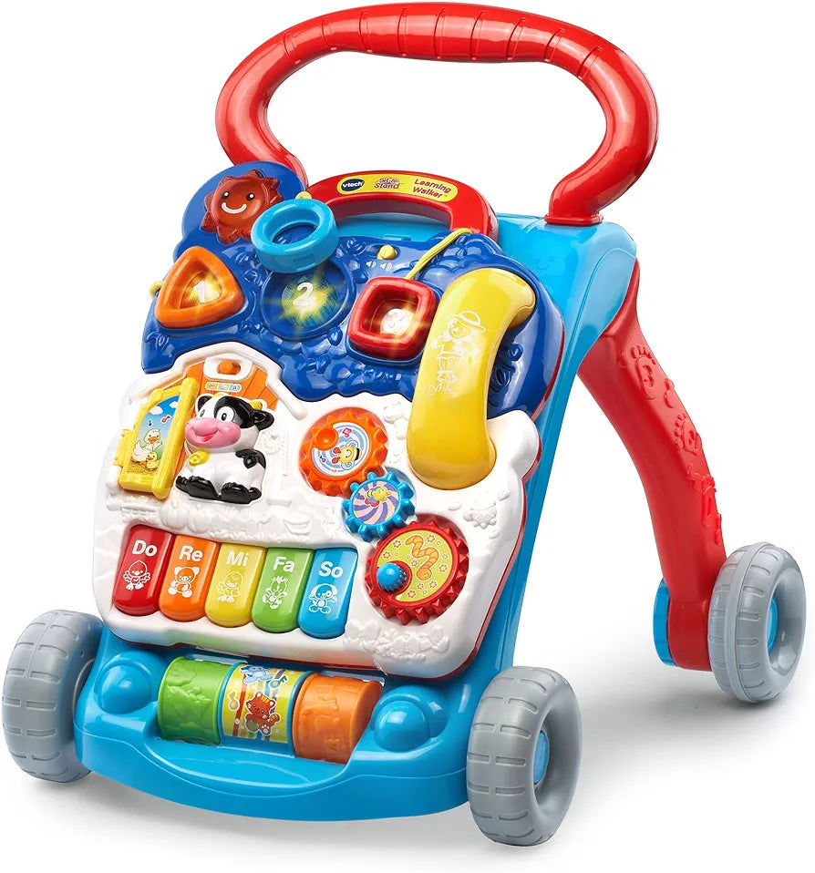 Caminador para aprendizaje VTech de sentado a parado, azul, exclusivo ...