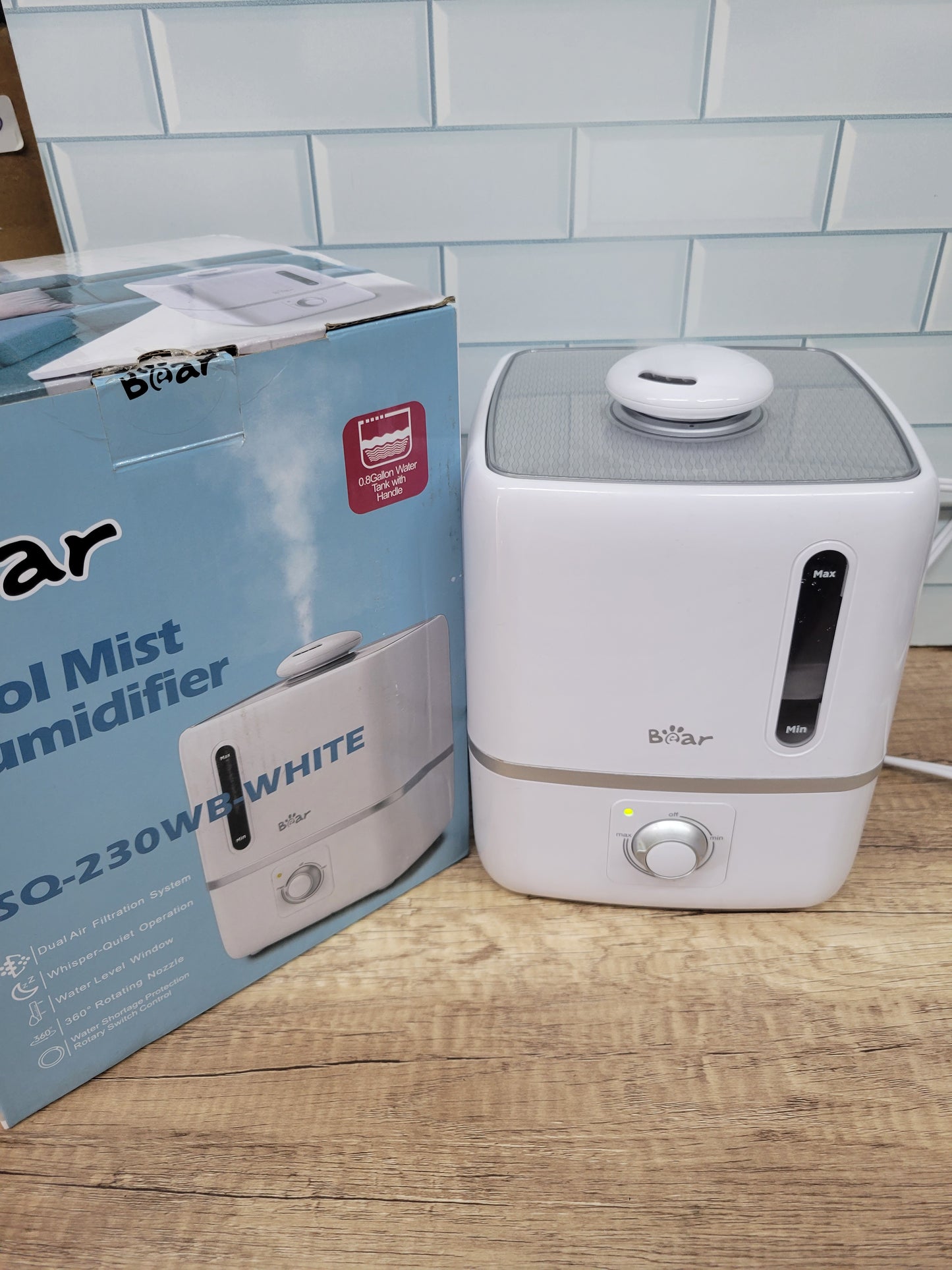 BEAR Humidificadores para dormitorio, humidificadores de niebla fría d...