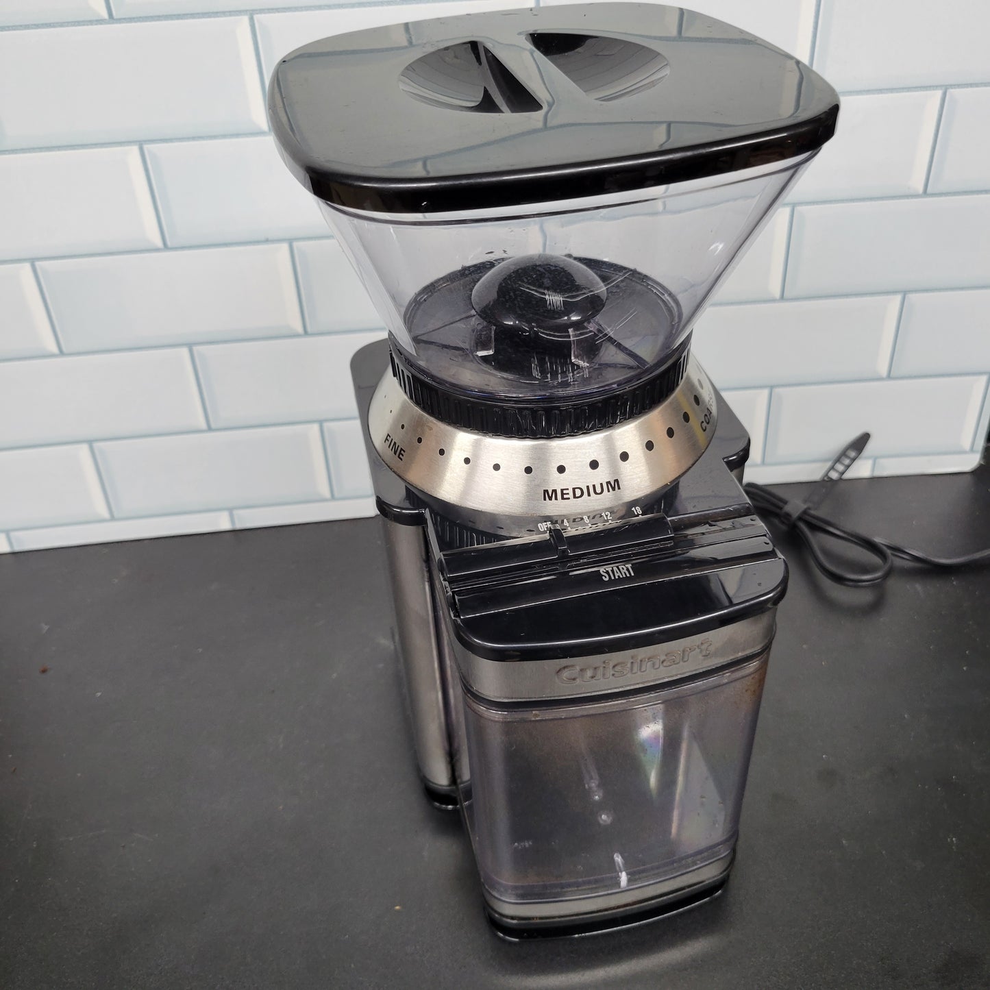 Cuisinart Molinillo de café eléctrico de un solo toque con selector de...