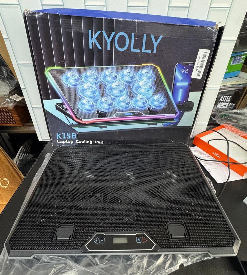 Almohadilla de refrigeración RGB para laptop para juegos, soporte de r...