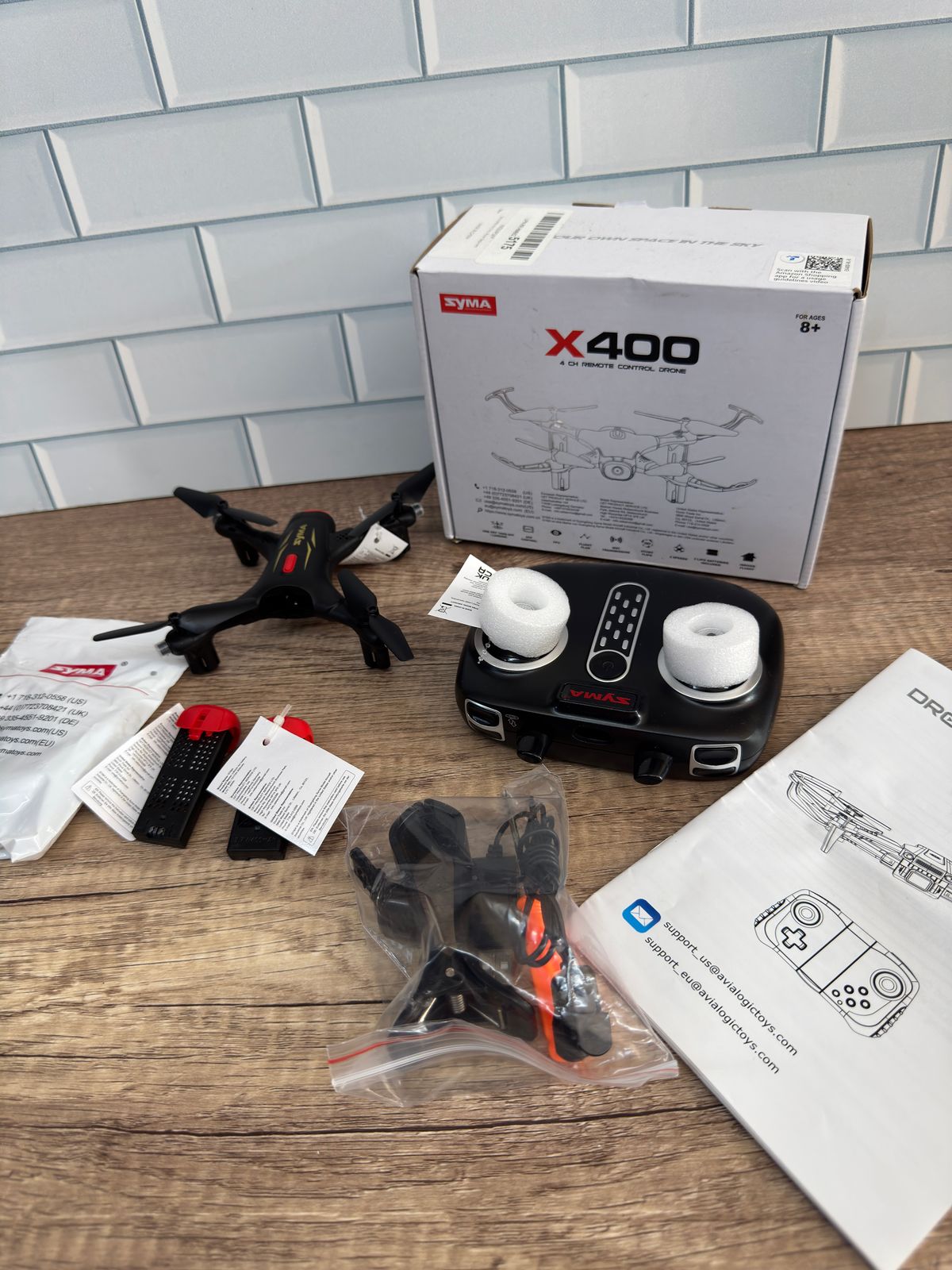 1-Syma X400 Mini Drone con cámara para adultos y niños HD Wifi FPV Quadc...