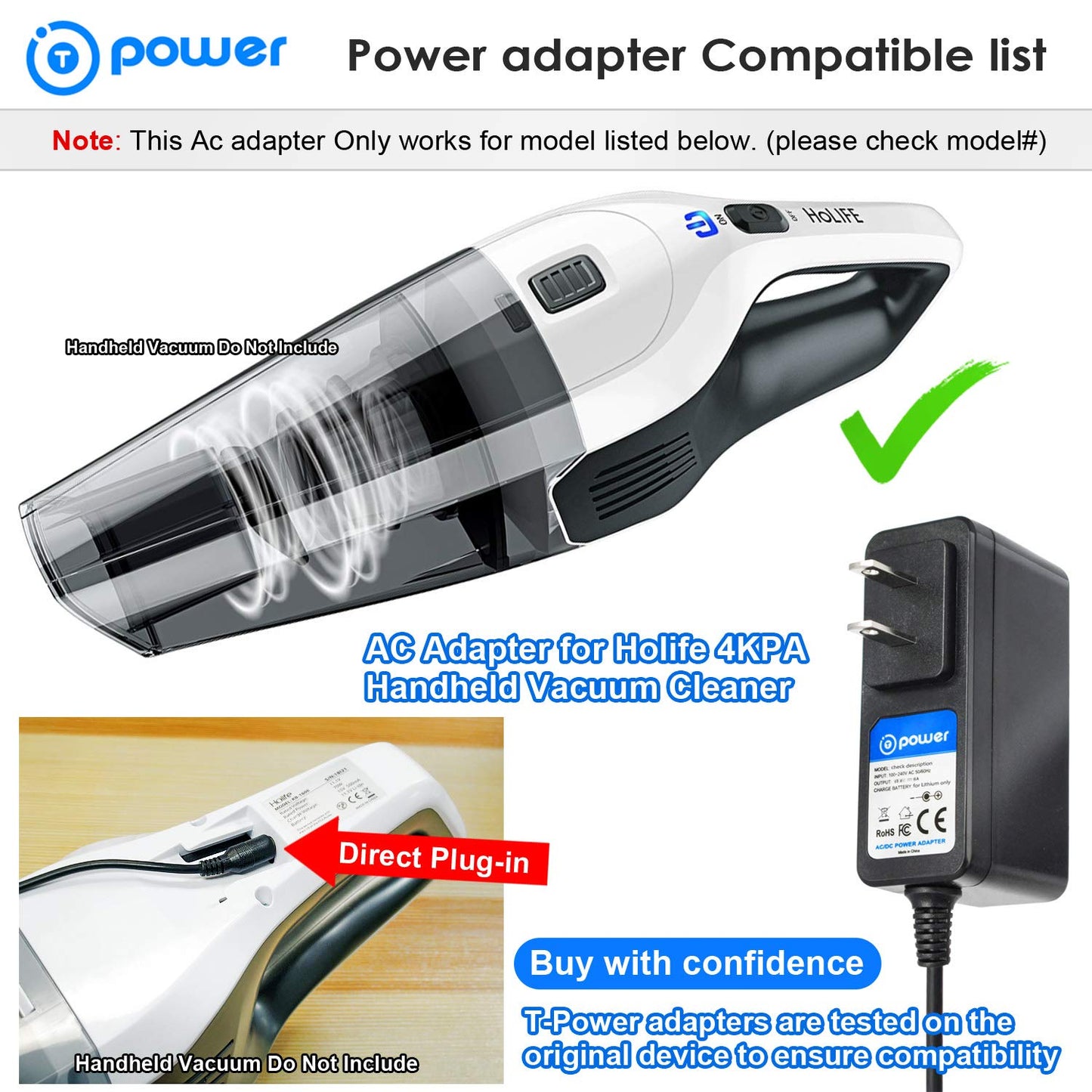 Whall - Aspiradora de mano sin cable, 8500 PA, inalámbrica, recargable...