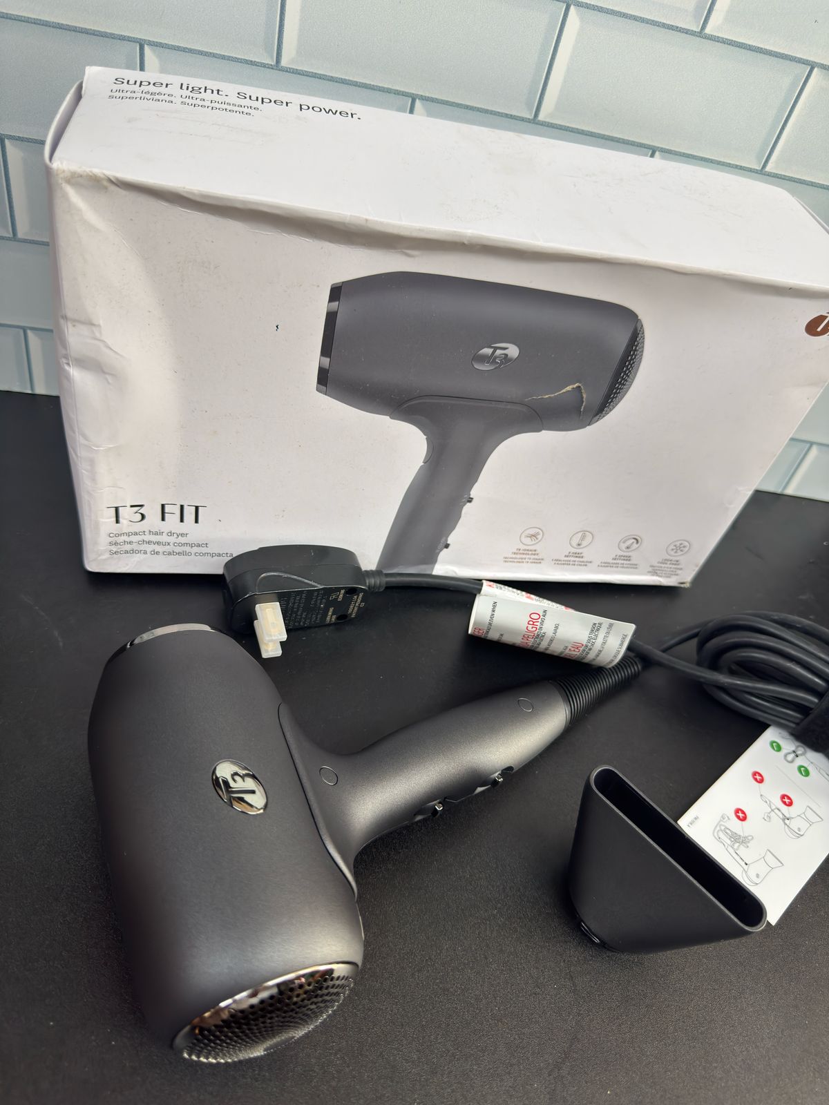 Secador de cabello T3 Fit Compact Hair Dryer