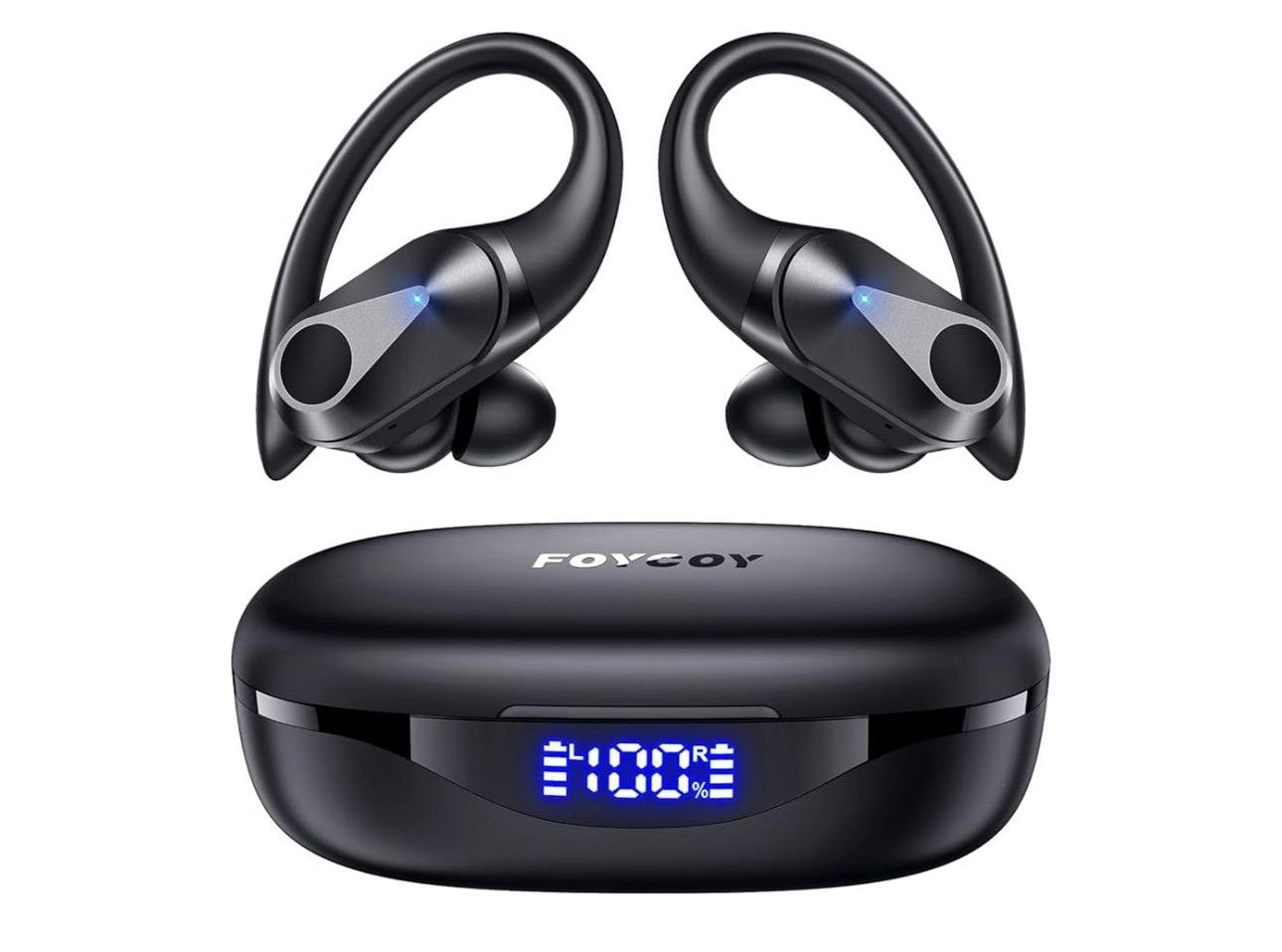 Auriculares inalámbricos Bluetooth 90 horas de tiempo de reproducción,...