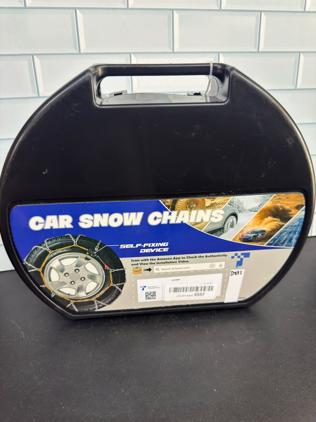 Snow-Chains - Cadena de tracción de neumáticos de 1 minuto de ajuste r...