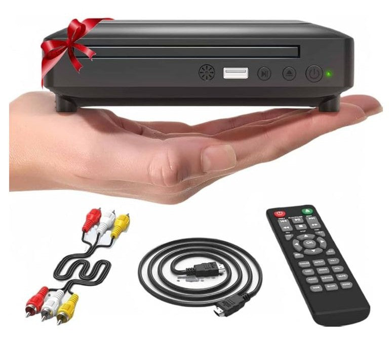 Ceihoit Mini reproductor de DVD HD, reproductores de CD para el hogar,...