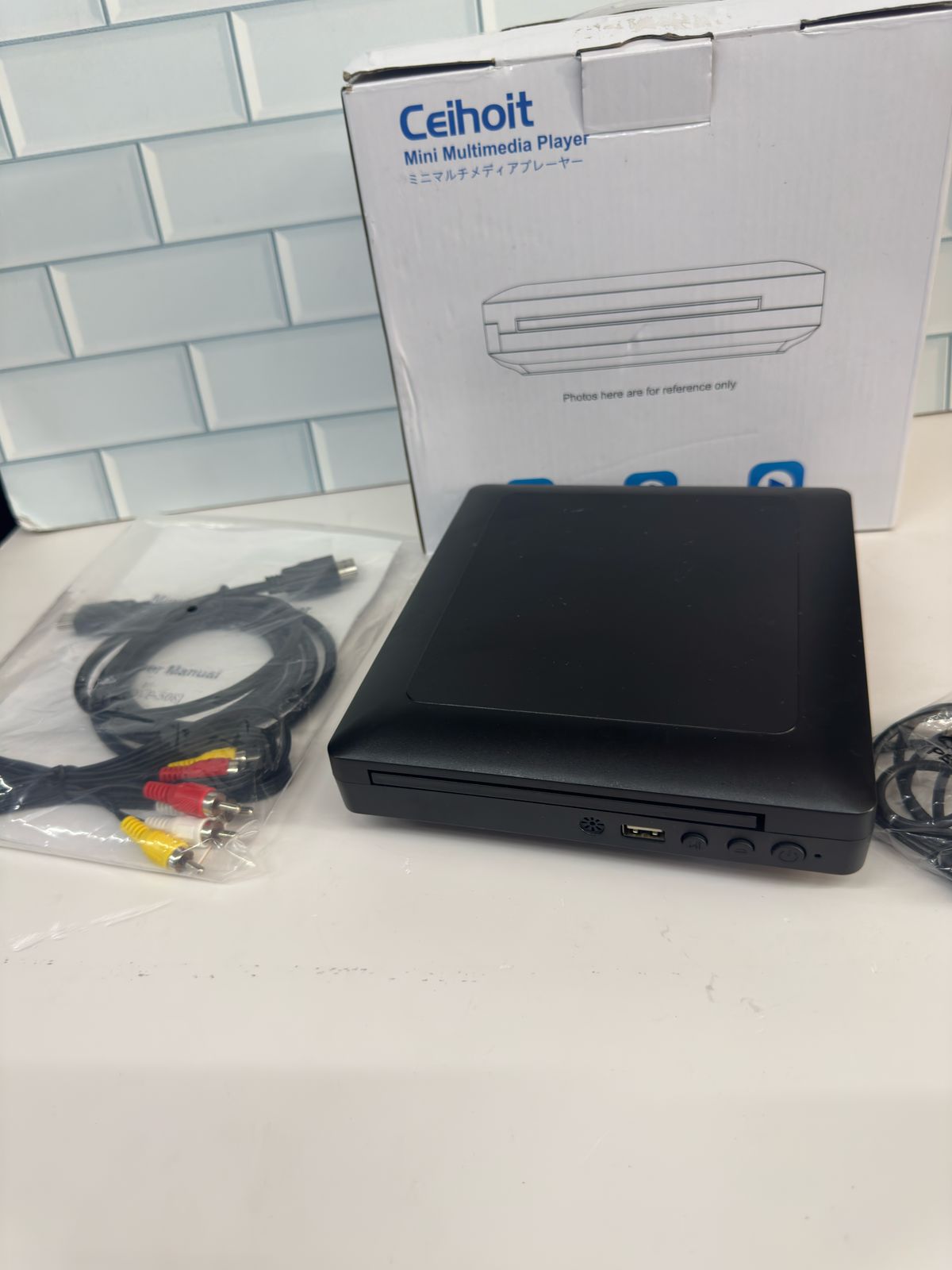 Ceihoit Mini reproductor de DVD HD, reproductores de CD para el hogar,...