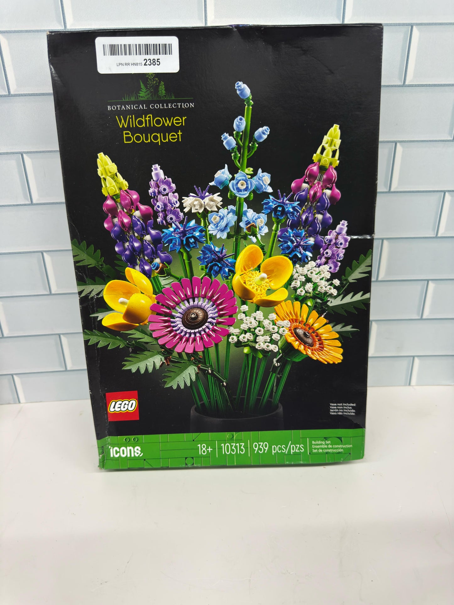 LEGO Botanicals - Ramo de flores silvestres artificiales, juego de con...