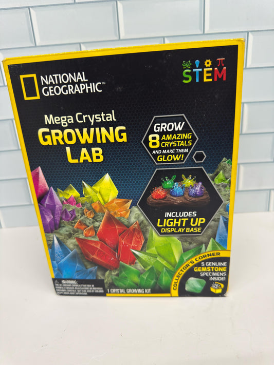 NATIONAL GEOGRAPHIC - Kit de cultivo de megacristales para niños, 6 cr...
