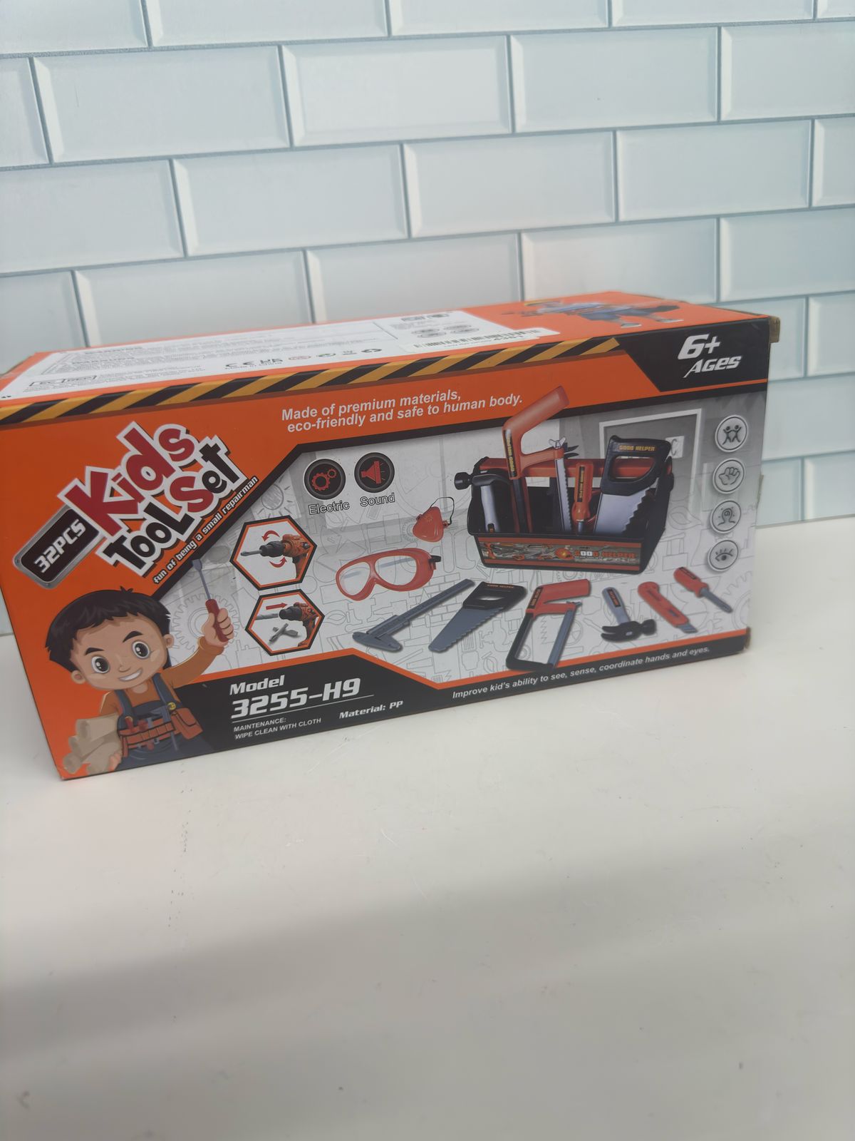 iBaseToy Juego de herramientas para niños - 32 piezas de herramientas ...