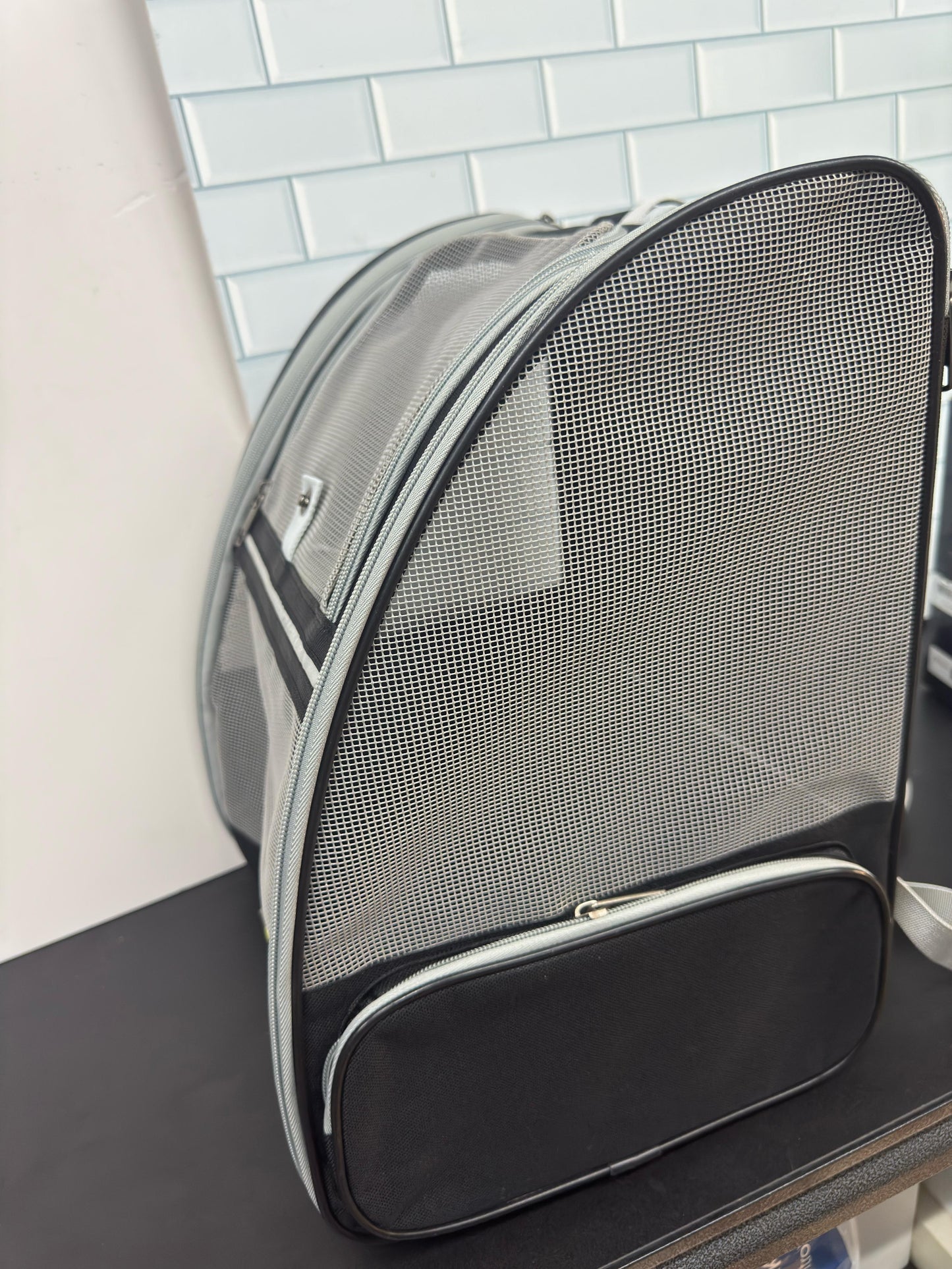 Texsens Innovadora mochila de burbujas Traveler para gatos y perros (n...