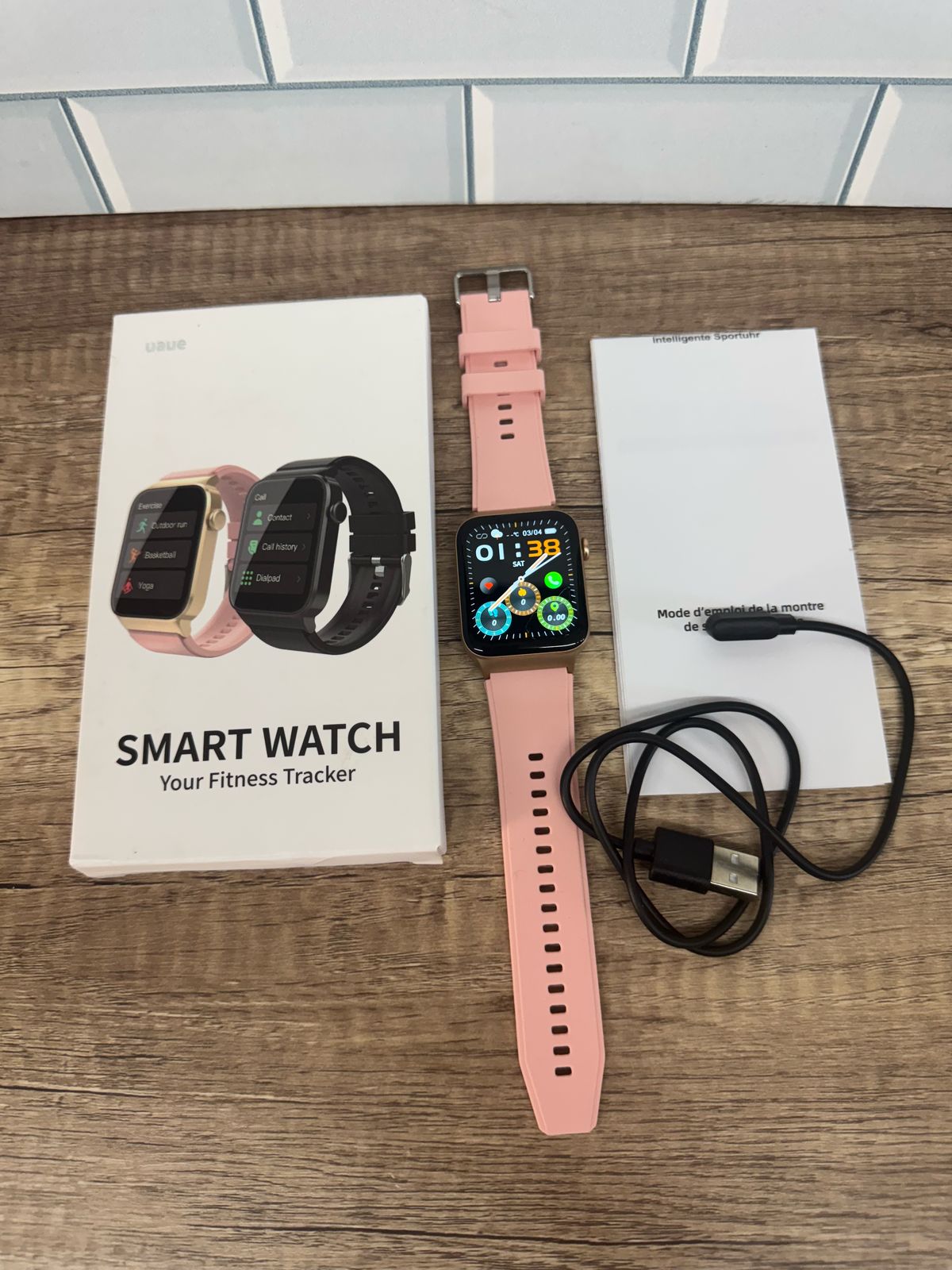 Reloj inteligente para hombres y mujeres, compatible con iPhone, Samsu...