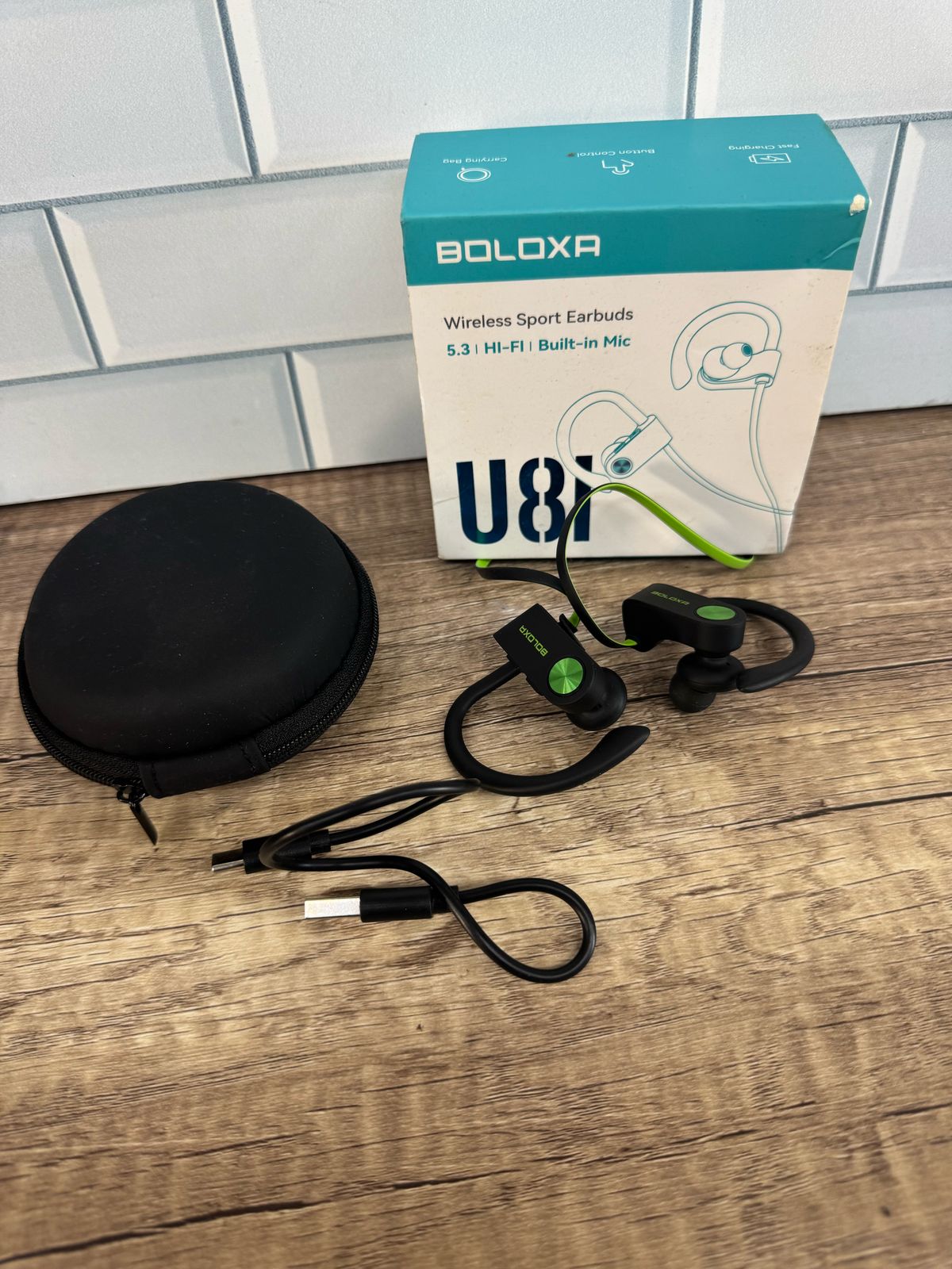 BOLOXA U8I - Auriculares inalámbricos Bluetooth 5.3