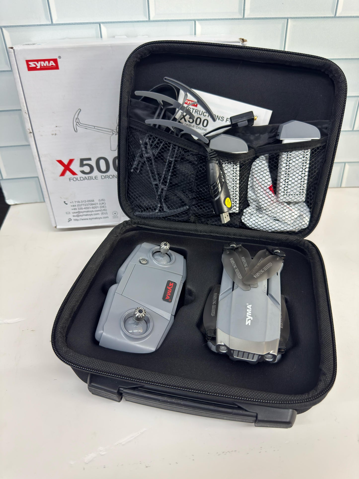 0SYMA Drone X500 4K con cámara UHD para adultos, cuadricóptero GPS fáci...
