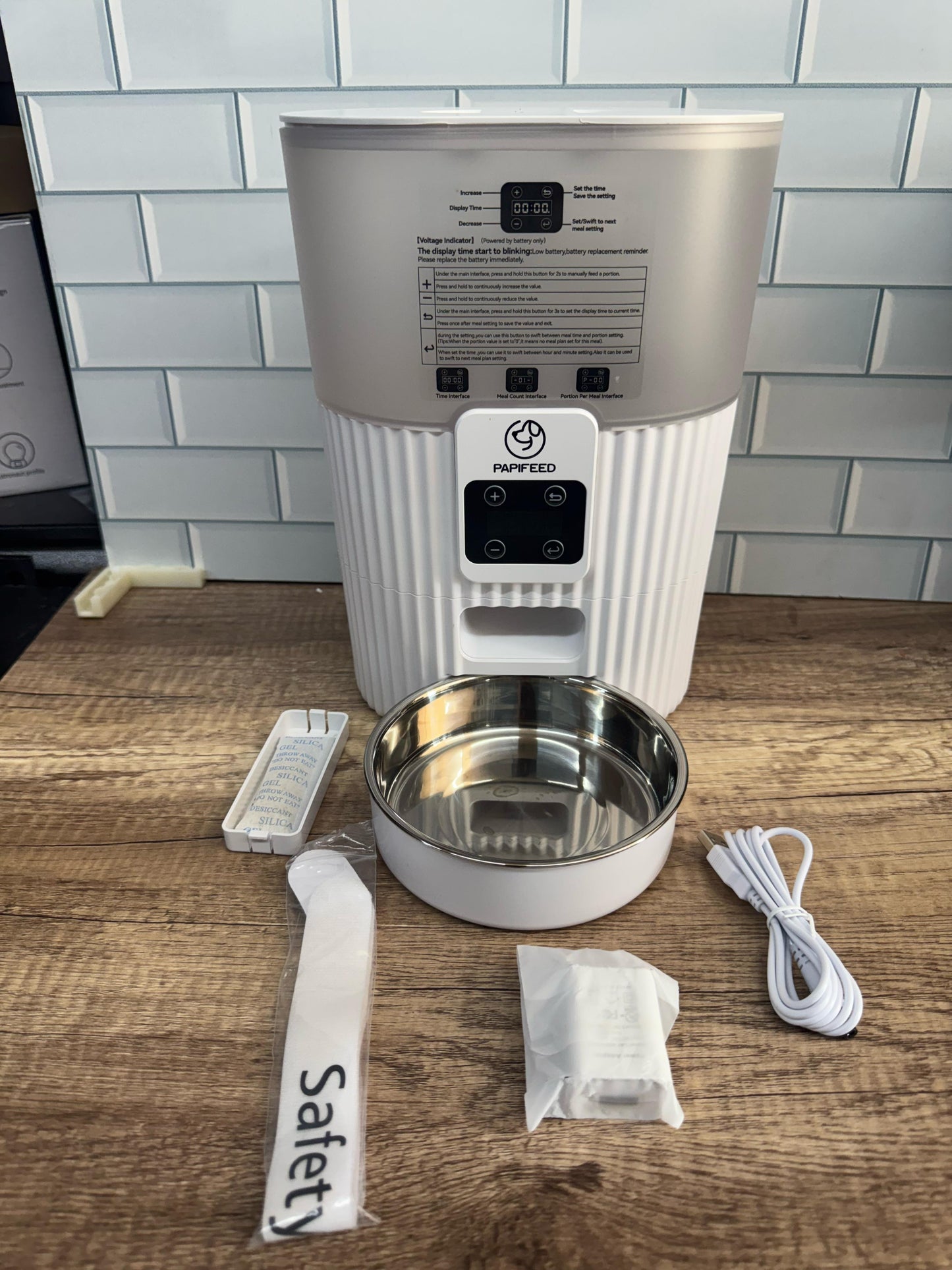 Comedero automático para gatos, programa de alimentación programable, ...