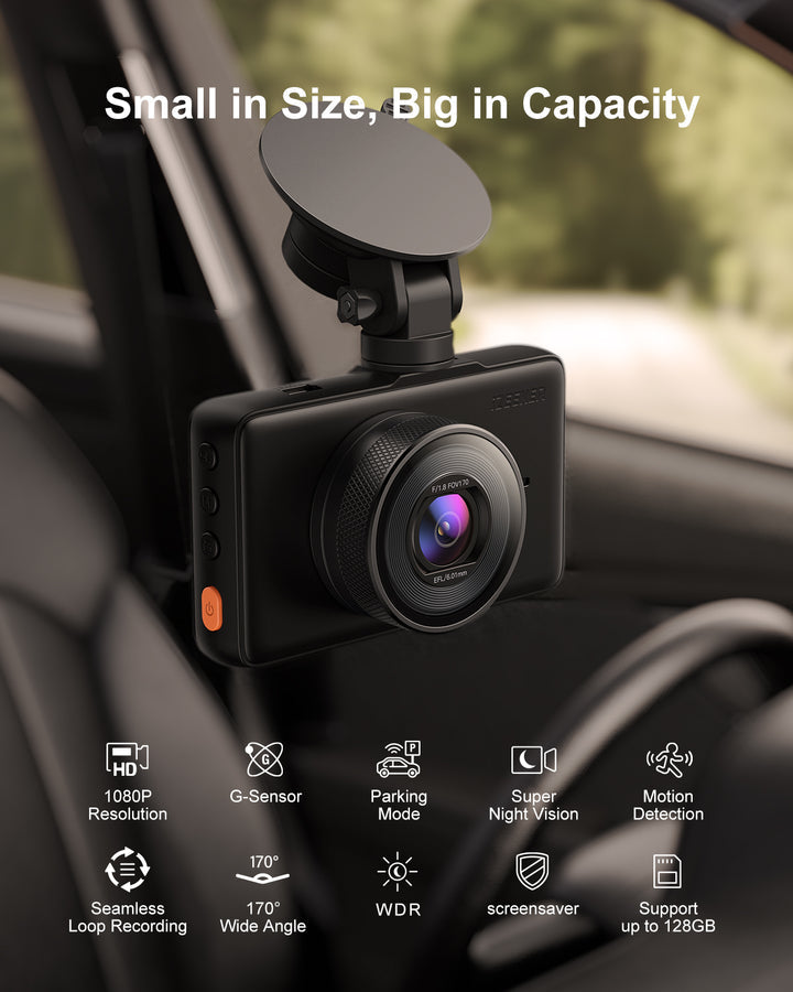 iZEEKER Dash Cam GD100 1080p...