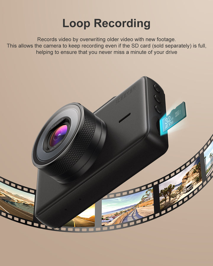 iZEEKER Dash Cam GD100 1080p...