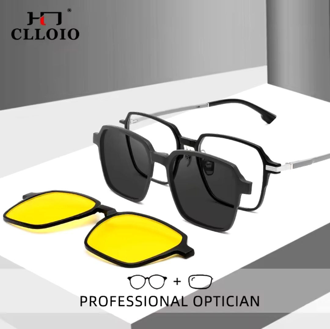 Myopia glasses for men or women Anti-blue rays polarized prescription sunglasses (-2.50)