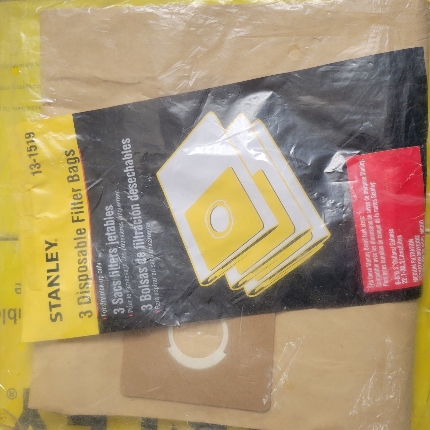 -Aspiradora STANLEY en seco y húmedo de 6 galones, 4 picos HP de acero inoxidable 3 en 1 con soplador, aspiradora multifuncional para el hogar, lugar de trabajo, garaje, sótano, SL18116