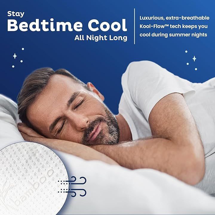 Almohada de espuma viscoelástica triturada Snuggle-Pedic