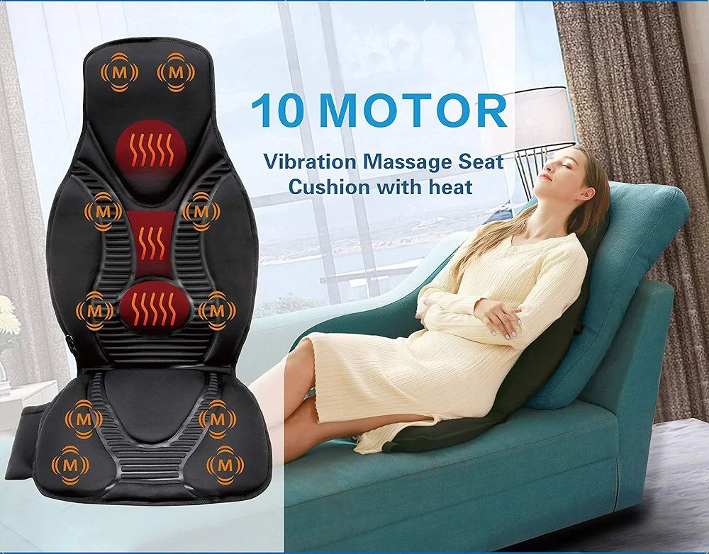 FS8816 - Cojín de asiento de masaje, masajeador con calor