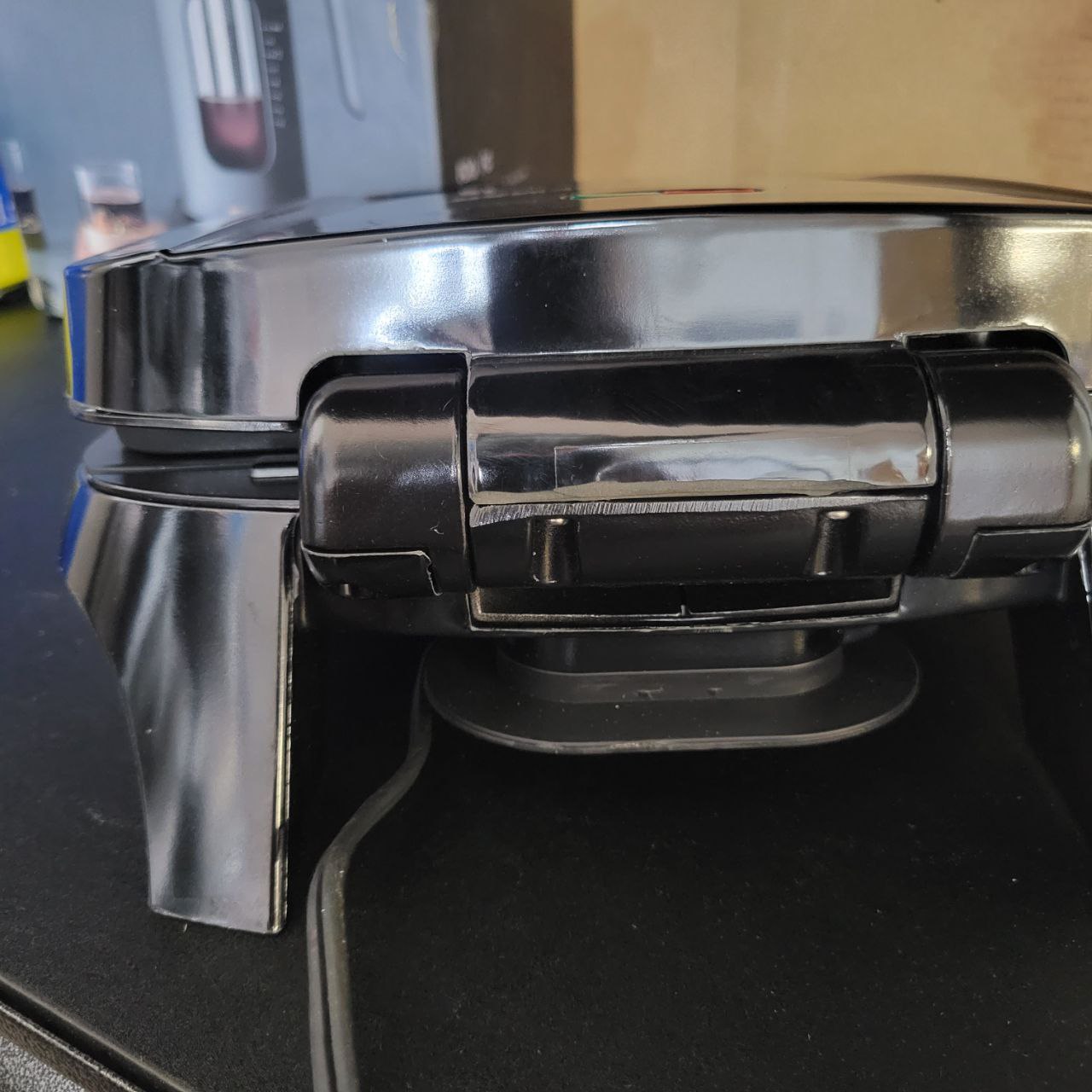 Parrilla con placa desmontable para 4 porciones