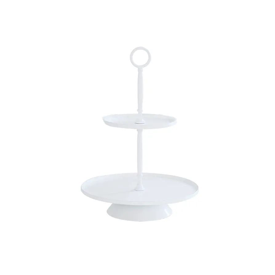 Soporte para cupcakes de 2 niveles para postres