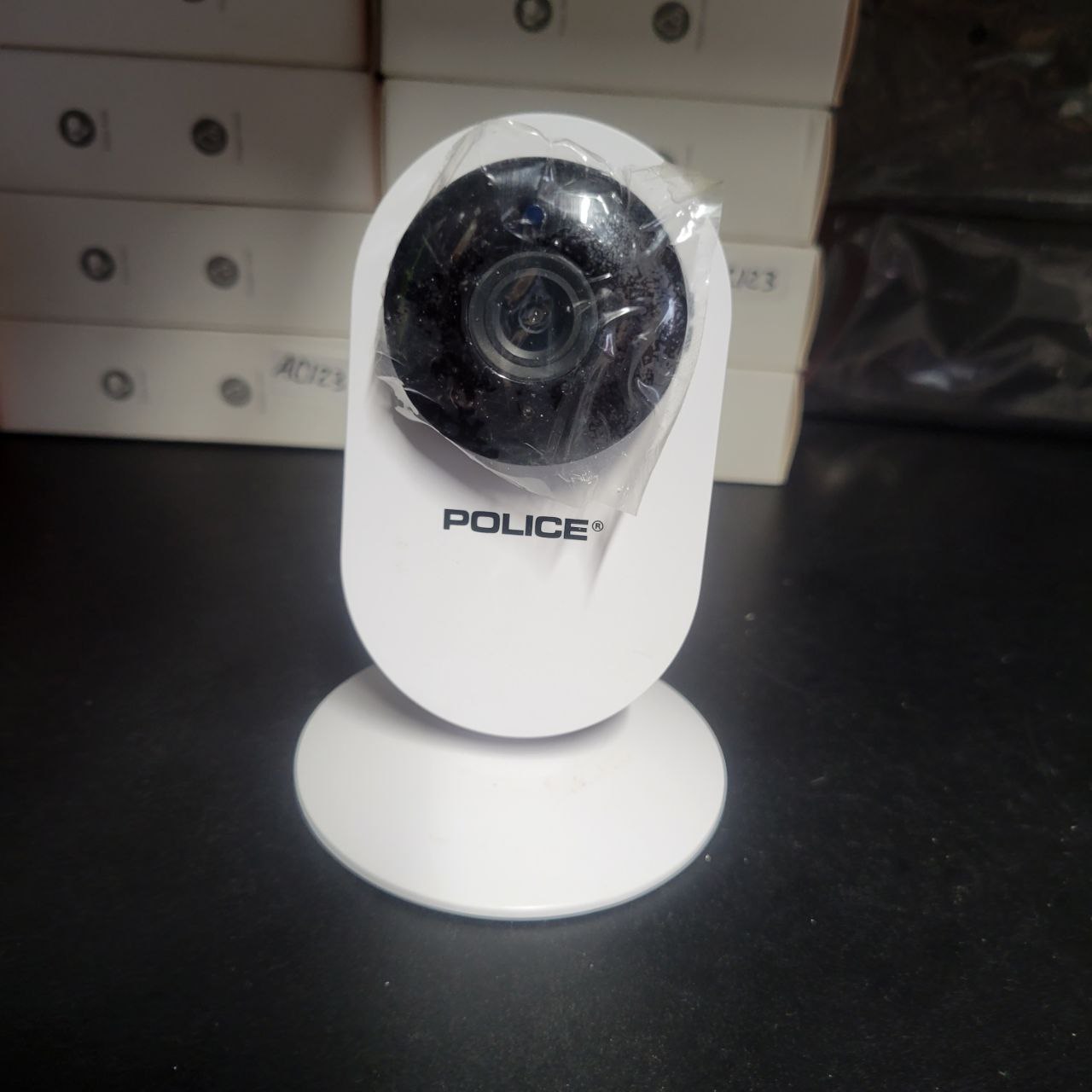 POLICE Cámara de seguridad WiFi HD 1080P compacta para interiores, sis...