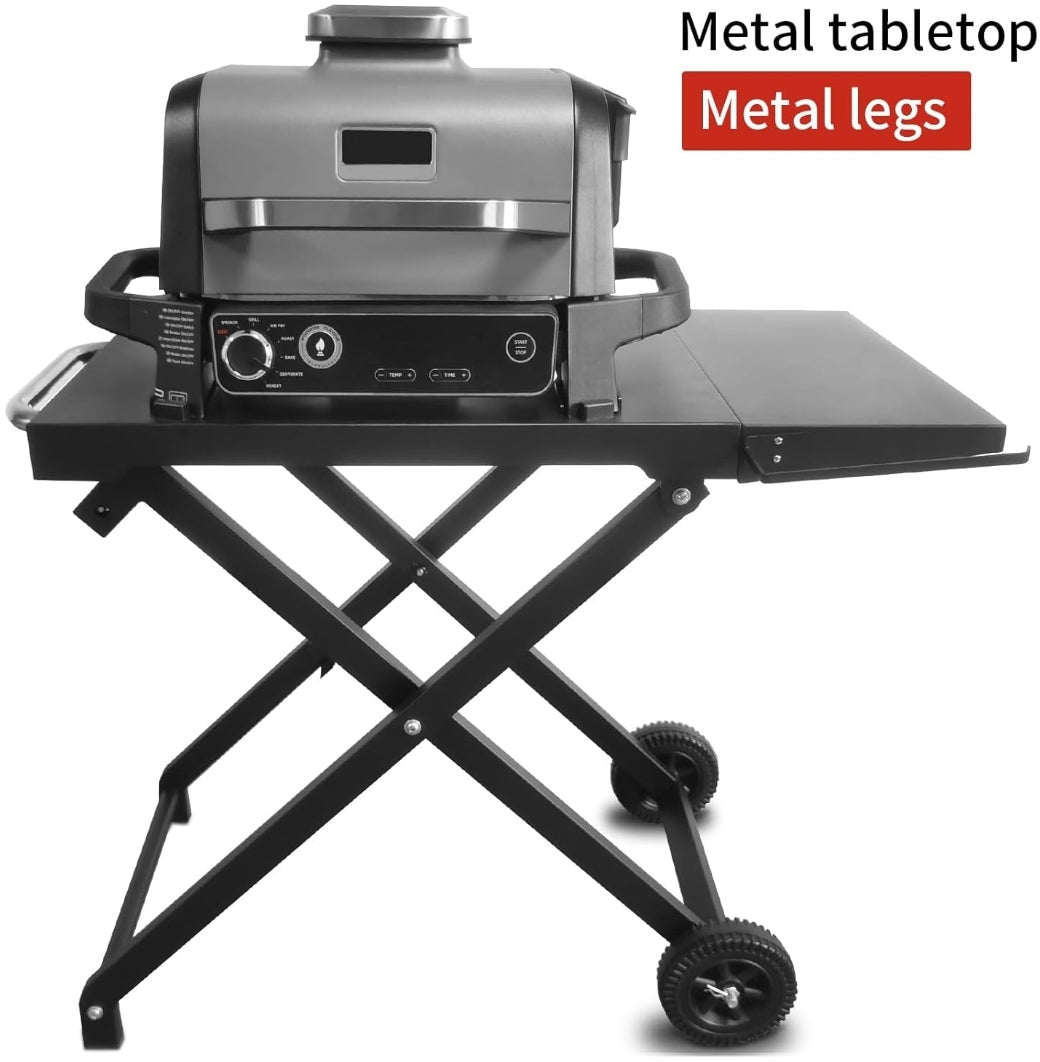 Soporte plegable de metal para parrilla Ninja Outdoor XSKSTA...