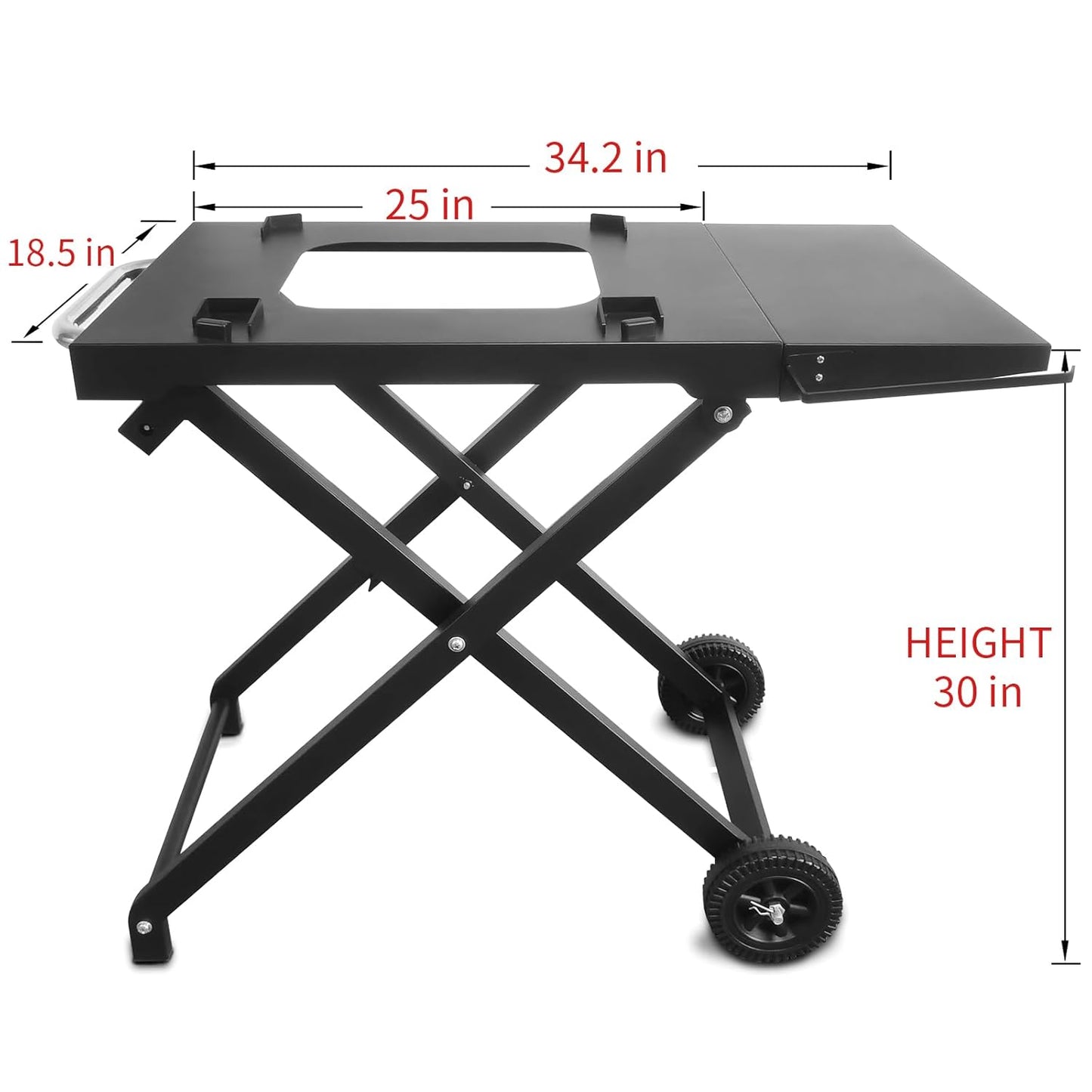 Soporte plegable de metal para parrilla Ninja Outdoor XSKSTA...