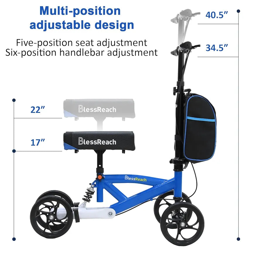 Patinete BlessReach rodillera orientable económica para lesi...