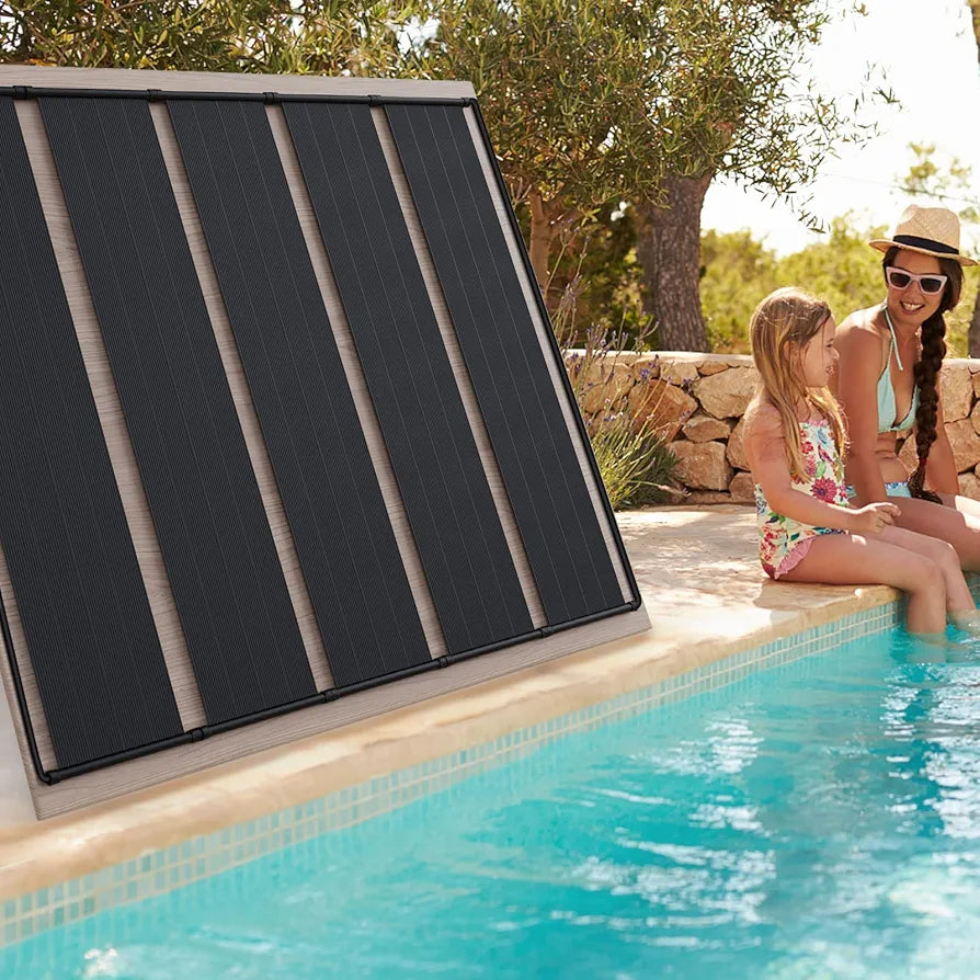 yivikpe Panel de energía solar de 2 por 20 pies con kit adic...