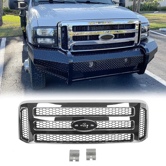 HECASA Rejilla delantera compatible con Ford Super Duty F-25...