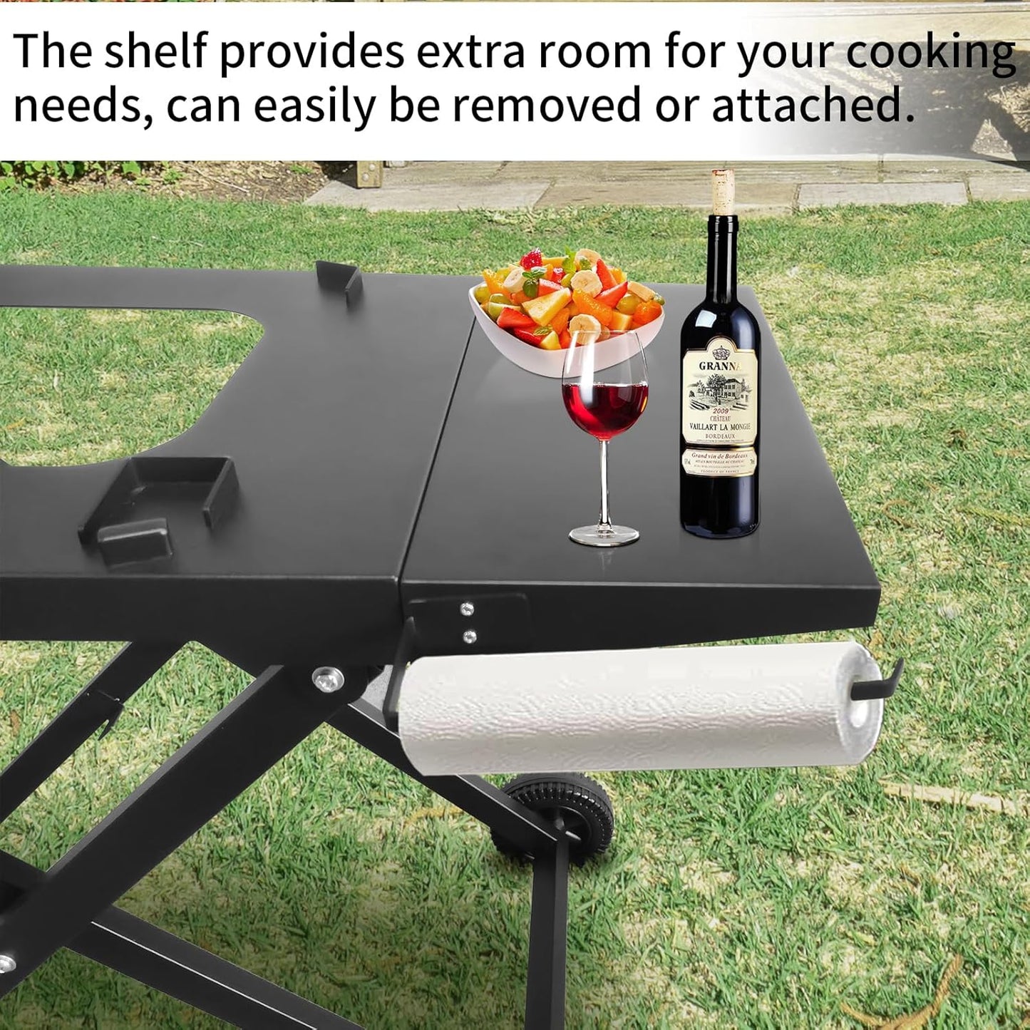 Soporte plegable de metal para parrilla Ninja Outdoor XSKSTA...