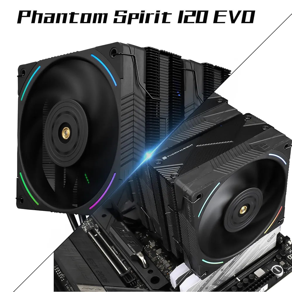 Thermalright Phantom Spirit 120 EVO - Enfriador de aire para CPU...