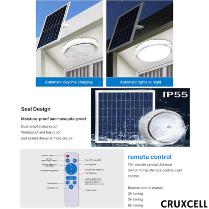 100W Lámpara solar para interiores y exteriores
