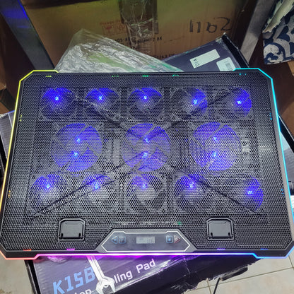 Almohadilla de refrigeración RGB para laptop para juegos, soporte de r...