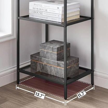 Librería, estantería de 6 niveles, estantería delgada para dormitorio,...