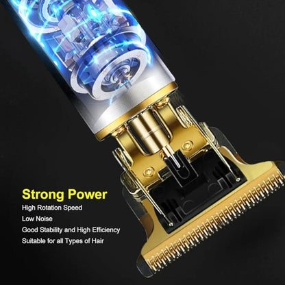 Cortapelos eléctrico, cortapelos portátil aleación de aluminio recarga...