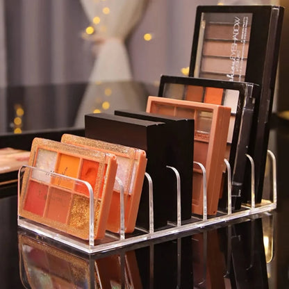 Paquete de 2 paletas de sombra de ojos acrílicas, organizador de maqui...