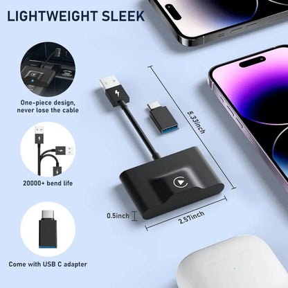 Adaptador inalámbrico CarPlay para CarPlay cableado de fábrica Adaptad...