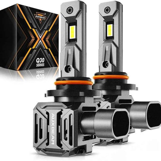 Auxbeam 9006 HB4 Bombillas LED, foco LED de la serie Q30 2024, foco LE...