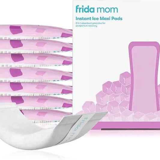 Frida Mom 2-in-1 - Postpartum feminine pads, absorbent pads, ice packs...