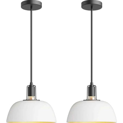 SEOL-Light - Lámpara colgante de poste con pantalla de cúpula de metal...