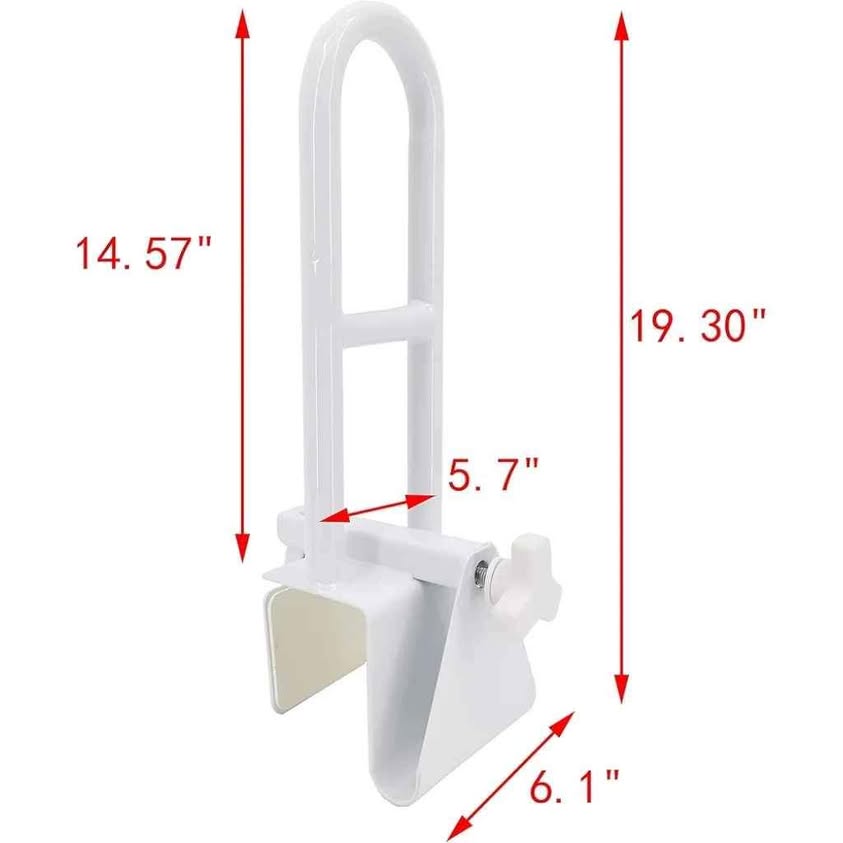 FixtureDisplays® Adjustable Bathtub Safety Grab Bar, Grab Bar for Elderly, Disabled, and Disabled,...