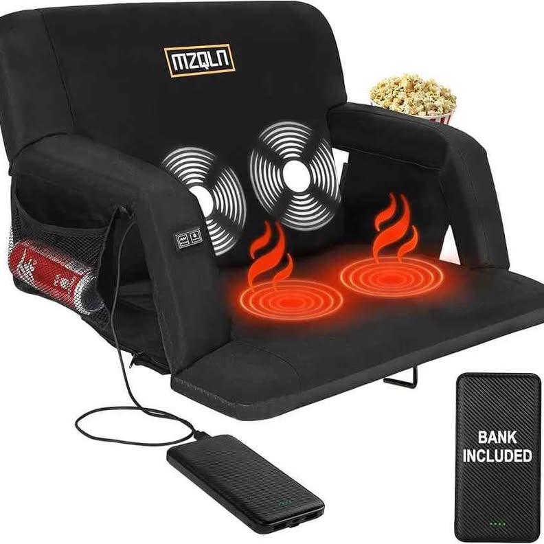 mzqln Asiento de estadio de masaje con calefacción, 1 unidad, silla pl...