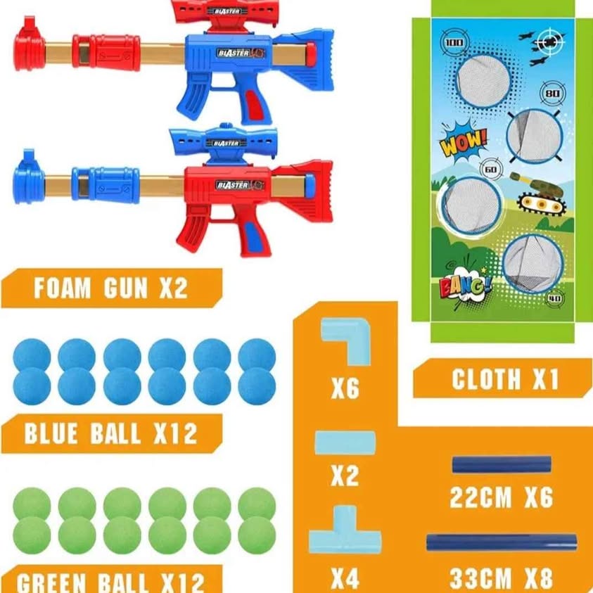 SpringFlower Juguete de disparo para niños de 5, 6, 7, 8, 9, 10 años e...